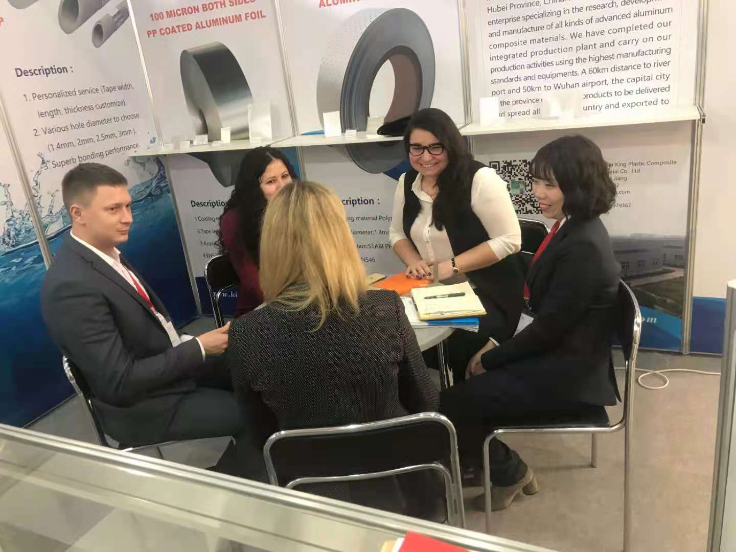 參加2月俄羅斯最大（dà）暖通材料展